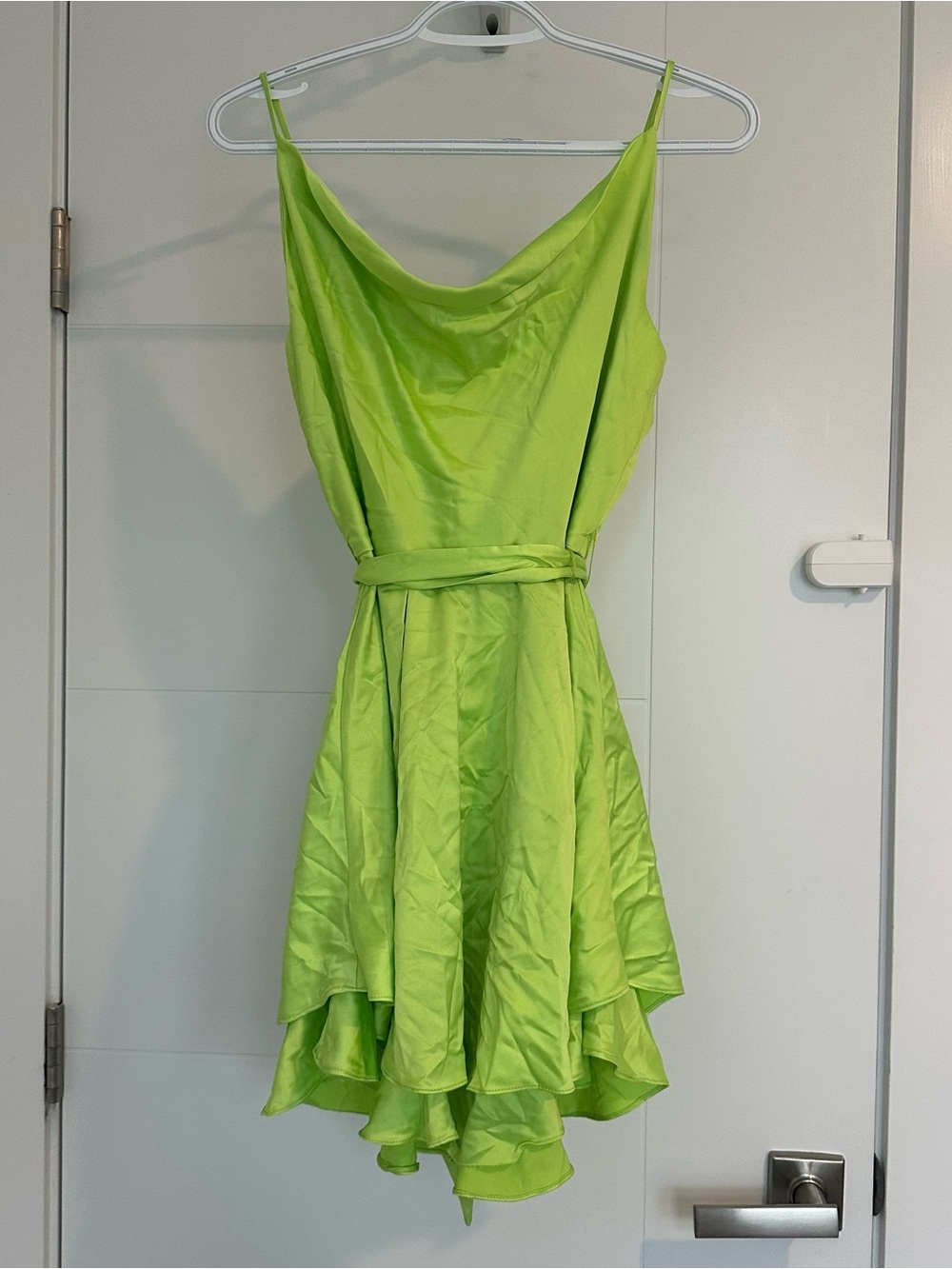 Satin mini dress